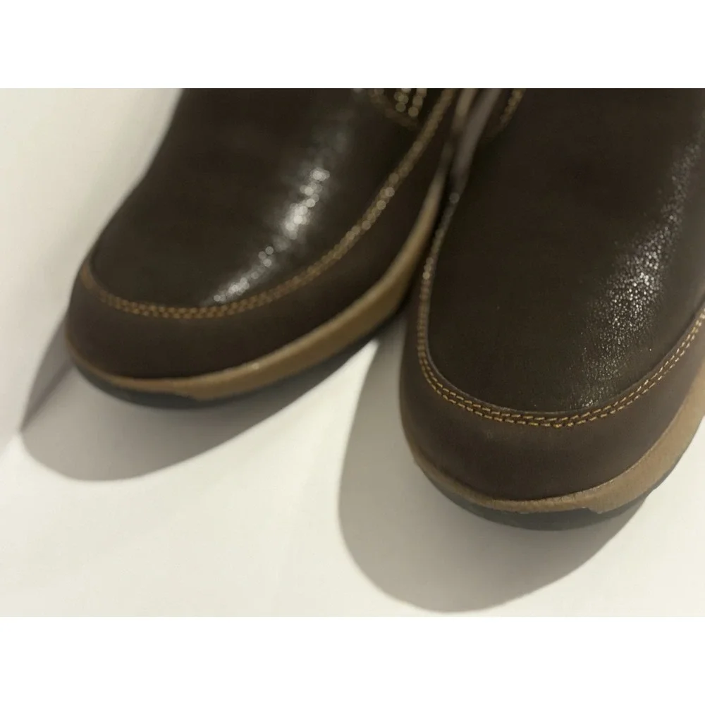 New Eastland Spencer Mens‎ Slip On Shoes Brown 12D Work Casual Loafer